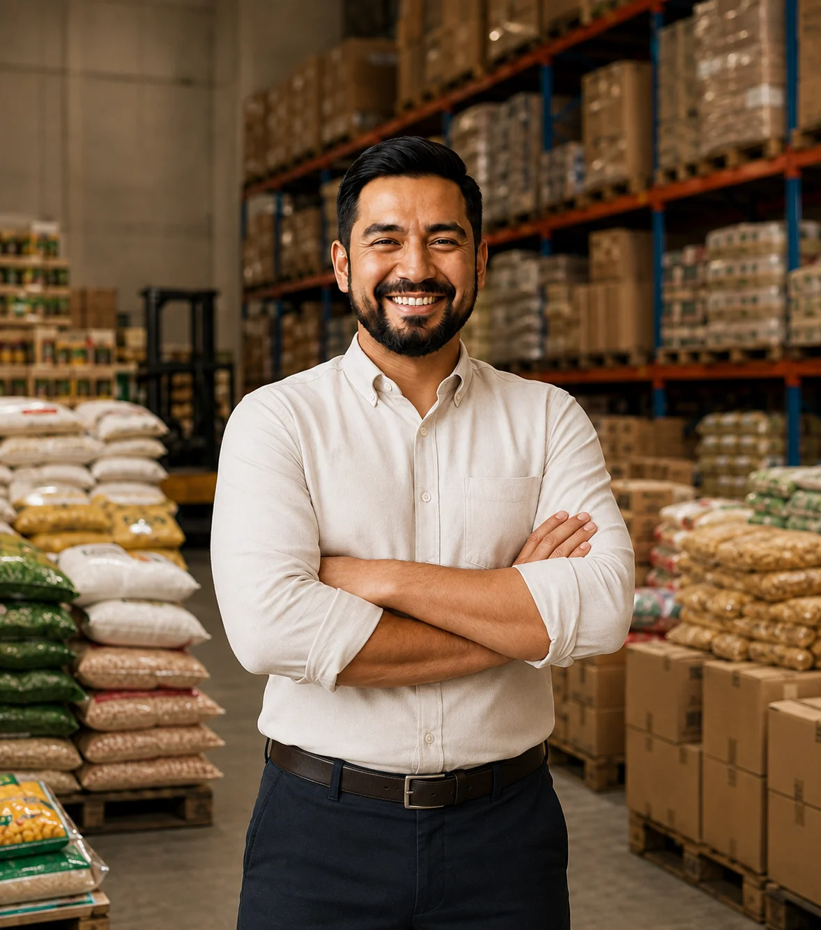 Wholesale grocery business owner